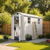 Patiowell Fit-it 4x8 Plastic Storage with Floor, Gray